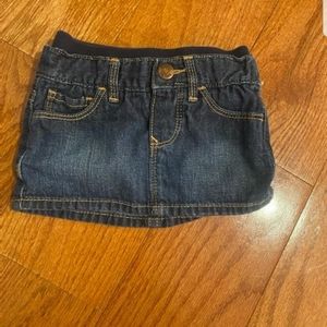 Blue jeans skirt